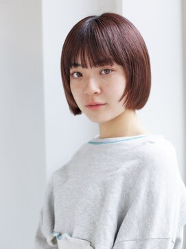 ウル 表参道(HOULe) 【中野葵穂】バイカルテ ボブ 髪質改善 ベージュ 透明感カラー