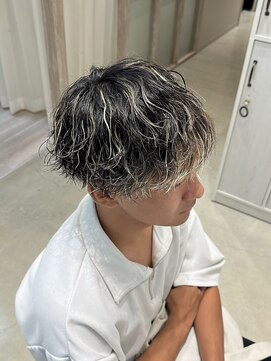 アンソル 戸田店(N'SOL) 波巻きメッシュパーマ