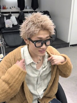 メンズペレ 渋谷(MEN'S PELE) MEN’S HAIR/ブルーブラック/フェザーパーマ/渋谷