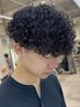 メンズカット+プードルパーマ¥18500#メンズパーマ#波巻きパーマ#ツイスパ