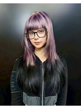 ヌル 原宿店(Null) オーダーメイド/ケアブリーチカラー/ルーツカラー/姫ウルフ