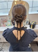 お呼ばれシンプルカチモリ★