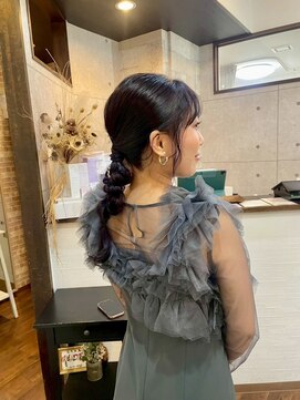 クオート(quoit) 堀江で輝く大人女性へ。崩れず品格漂う、洗練おでかけヘアセット