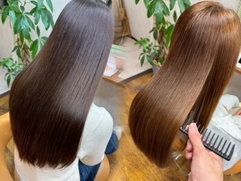 ヘアガーデンハーヴェスト(hair garden HARVEST)の写真/大人女性に圧倒的人気を誇るHARVEST◇商材や空間にもこだわり、お客様に合った施術を提供♪【髪質改善】