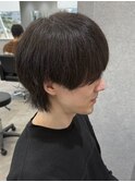 メンズマッシュウルフナチュラルシースルーウルフ新田太田