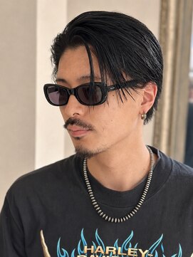 フリー(Free) 【韓国風かき上げセンターパート】メンズ/センターパート/色気