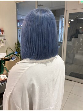 ステラ ヘア デザイン サロン(STELLA hair design salon) アイスブルー【浅野】
