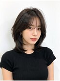 ショートウルフボブバレイヤージュアッシュグレーボーイッシュ