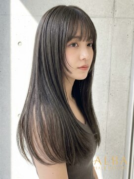 アルバ ヘアリゾート(ALBA) 束感前髪×艶ストレートロング 三鷹