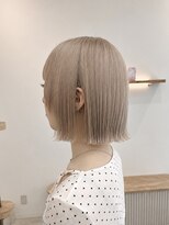 シア 北千住店(SHEER) ホワイティベージュ×外ハネボブ◎【北千住 亀有】