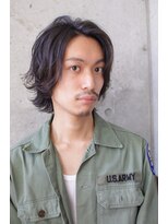 アンド(AND)&nbsp;ニュアンスパーマ　ミディアムレイヤー