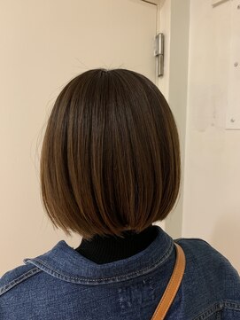 パティオン(PATIONN) 前下がりボブ☆スタイルチェンジ☆アッシュベージュに染めました
