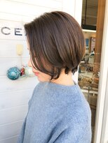 オーシャン(Ocean)&nbsp;［OCEAN　Hair&Life]クールショート☆小顔ボブ☆ラベージュ☆