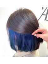 アイノア(AInoa)&nbsp;インナーカラー×ブルー