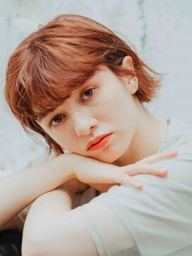 ディバイン ティエドゥール お花茶屋(divine tiedeur) 外ハネショートボブ