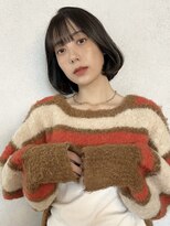 【韓国スタイル】暗髪ツヤグレージュ×韓国タンバルモリ