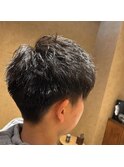 パーマ無しツイスト風スタイル
