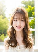 tuuli☆30代40代ペールベージュ切りっぱなしミディアム　102