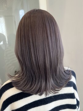 バイオレット ナゴヤ(Violet Nagoya) 【ブリーチ1回】ラベンダーグレージュ/ラベンダーカラー/グレー