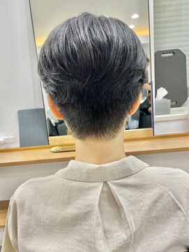 ランプ(Lamp) くびレイヤーグレーベージュニュアンスカラー白髪染め白髪ぼかし