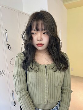 ロジェ(loje) 透け感カラー/オリーブカラー/エアリーロング