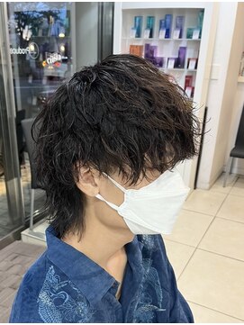 ディオ 町田店(DIO) マッシュウルフ×波巻きスパイラルパーマ