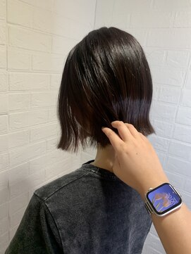 ヘアースペースブルーム プリュス 石橋店(HAIR SPACE BLOOM plus) 赤みの無いグレージュカラー/インナーベージュ