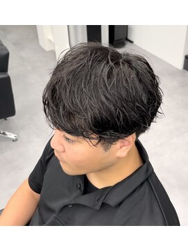 ノイセル 心斎橋(Noisyle) シャドウパーマ×無造作×韓国ヘア