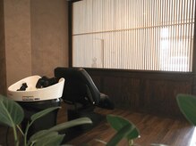 ノム(nomu)の雰囲気（シャンプーブースには、フルフラットのYUMEシャンプーを♪）