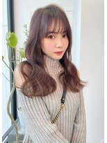 ロンドミラー 博多店(Lond Mirror)&nbsp;レイヤーカット/ミディアムヘア/レイヤースタイル/韓国レイヤー