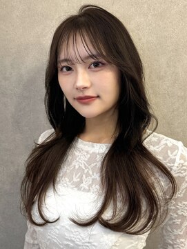 ルームバイシー 新宿(Loom. by Sea) ○韓国風前髪×レイヤーカット【髪質改善/新宿/レイヤーカット】