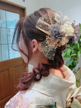 トム ヘアー(Tom hair) あみ下ろしヘアセット