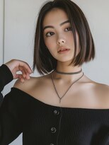 ソーイ(sowi)&nbsp;sowi姫路南条 #切りっぱなしボブ #レイヤーカット #タッセルボブ