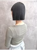 タッセルボブ×黒髪カラー