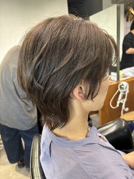 トクテ 高円寺(tokute) グレージュカラー/ショートウルフ/ラベンダーベージュ