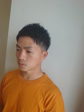 シャンプーボーイ 佐世保駅前店(SHAMPOO BOY) ツーブロックショート【ブリーチ/ハイライト/パーマ】