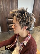 クラン バイ ナチュラル(clan by Natural)&nbsp;スパイキーショート/メンズショート/ハイトーンカラー