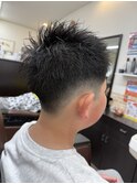 スキンフェード×ツンツンショート