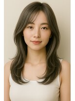 エルピス 中央林間店(elpis)&nbsp;透明感ブリーチなし白髪ぼかし