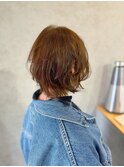 明るめカラー×抜け感ショート