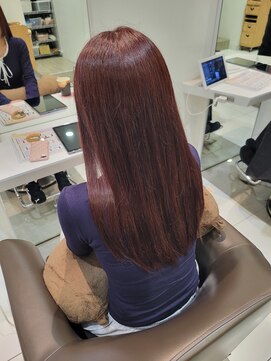 レアリバイケンジ(leali by KENJE) 赤みたっぷりブリーチ無しダブルカラー