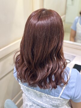 アソビ 表参道(ASOBI) ブリーチなしダブルカラー/オレンジブラウン/学割U24/表参道