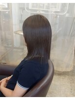 ノマニカ バイ ルレーヴ 池田店(noma-nika by Le reve)&nbsp;オリーブグレージュのストレートヘア☆