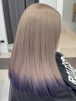 ビーシャンス(B.Chance)&nbsp;裾カラー　バイオレット