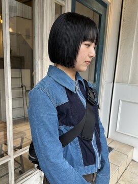 ムジーク(Musiiik) ボブ/暗髪/ミニボブ/切りっぱなしボブ