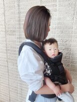 クイントネオリーブ 自由が丘正面口店(quint:neolive)&nbsp;自由が丘/チェリーブラウン/大人可愛い/フェザーパーマ/ボブ