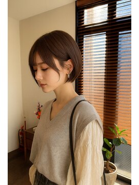 コポル(Copol) まわりと差がつく小顔ショート×マロンブラウン