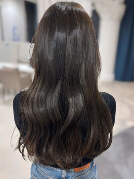 エアー 青山(AIR) オリーブブラウンモカグレージュブリーチなし透明感