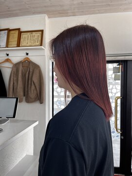 ヘアーメイク グロー(hair make grow) ボルドーカラー