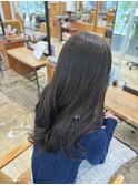 《Hana》オリーブグレージュ/ブリーチなし/黒髪艶/韓国/大宮